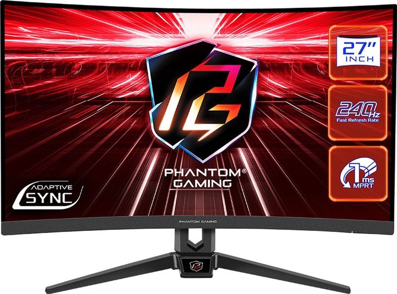 Asrock PG27F15RS1A - Full HD VA Curved 240Hz Gaming Monitor - 27 Inch