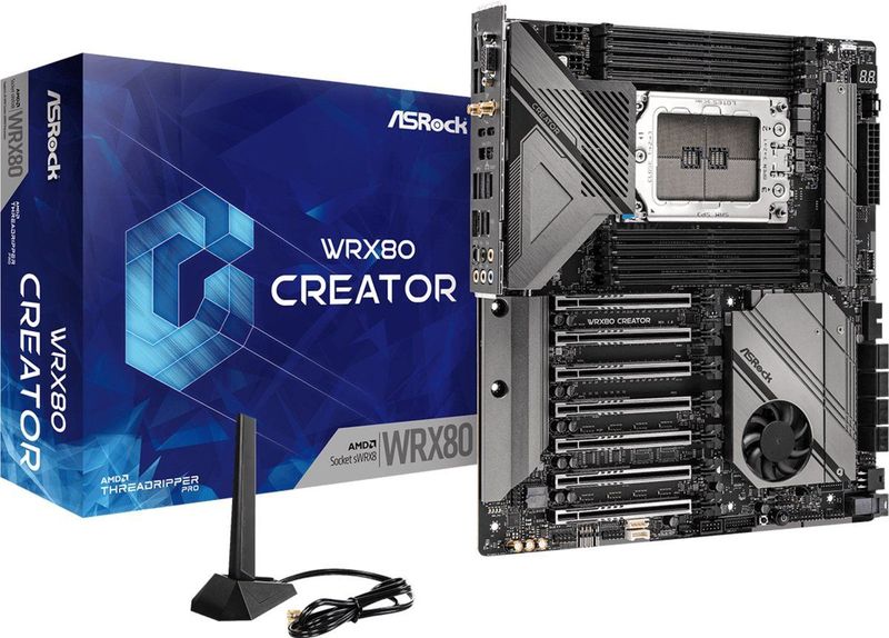 AsRock - WRX80 CREATOR - Moederbord - E-ATX - AMD WRX80