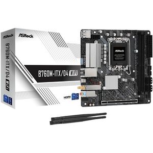 ASRock B760M-ITX/D4 WiFi Mainboard - Intel B760 - Intel LGA1700 socket - DDR4 RAM - Mini-ITX