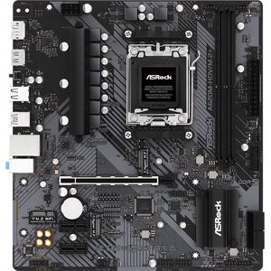Asrock - A620M-HDVM.2 Moederbord - Zwart - Ondersteunt AMD Ryzen - DDR5-SDRAM