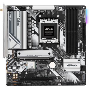 Asrock B650M Pro RS WiFi, AMD, Socket AM5, AMD Ryzen 9 7th Gen, DDR5-SDRAM, 192 GB, DIMM