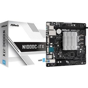 ASRock N100DC-ITX - Mini-ITX - Intel N100 - DDR4 - Realtek LAN - Zwart