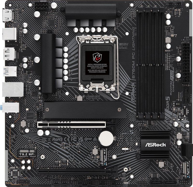 Asrock B760M PG Lightning Intel B760 LGA 1700 micro ATX