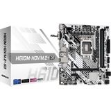 Asrock - H610M-HDV/M.2+ D5 Moederbord - Zwart - Voor Intel Processors