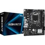 AsRock - H410M-H/M.2 SE - Moederbord - Zwart - mATX - LGA 1200 - USB 3.2 Gen1