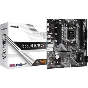 ASRock B650M-H/M.2+ Moederbord - AMD B650 - AMD AM5 socket - DDR5 RAM - Micro-ATX
