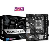 ASRock H610M-H2/M.2 D5 Mainboard - Intel H610 - Intel LGA1700 socket - DDR5 RAM - Micro-ATX