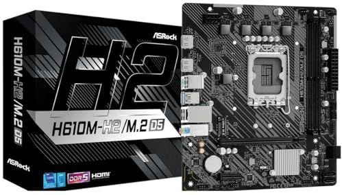 Asrock H610M-H2/M.2 D5 Intel H610 LGA 1700 micro ATX