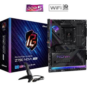 ASROCK Z790 NOVA WIFI - Moederbord - ATX - Socket LGA1700 - Intel Z790 - DDR5 - Realtek ALC4082 - 2.5 Gigabit LAN