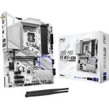 Asrock - Z890 Pro Rs Wifi - Moederbord - ATX - Z890 Chipset - 4 Geheugenslots