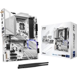 Asrock - Z890 Pro Rs Wifi - Moederbord - ATX - Z890 Chipset - 4 Geheugenslots