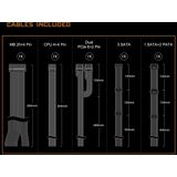 AsRock - Challenger 550W Bronze - PC Voeding - Zwart - 550W