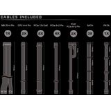 AsRock - TAICHI 1300W - PC-Voeding - Zwart - Titanium - 80 PLUS