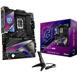 ASRock - Phantom Gaming Z890 Nova WiFi - Moederbord - ATX - Intel Z890 - Socket 1851