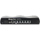 Draytek - Wireless Router - Zwart - Gigabit Ethernet - 4G