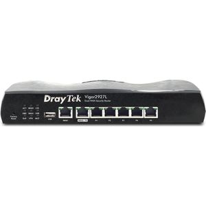 Draytek - Vigor 2927L - LTE-router - Zwart - Dual-WAN Beveiligingsfirewall VPN