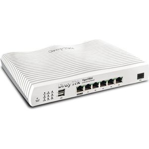 Draytek - Vigor2866 - Router - Grijs - DSL - Dual WAN - 802.11ax