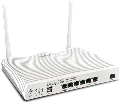 Draytek - Vigor 2866ax - WLAN-AC Modem - Grijs - ADSL2+/VDSL2/G.Fast Router