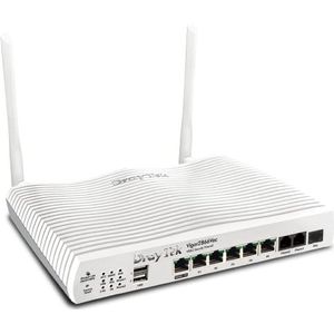 DrayTek - Vigor 2866 - G.Fast/VDSL Ethernet Multi-WAN Firewall Router - Zwart