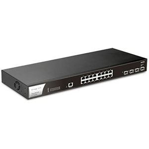 Draytek - VigorSwitch Q2200x - Netwerkschakelaar - 20 Poorten - 2.5 Gigabit L2 Managed Switch