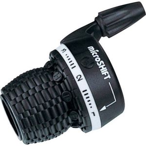 Microshift Mannet, Left, 3rd row, Compatible met Shimano, Twist Shifter, Indexing (NEW)