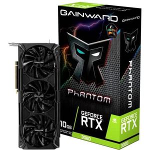 Gainward GeForce RTX 3080 Phantom+ NVIDIA GDDR6X (10 GB), Videokaart