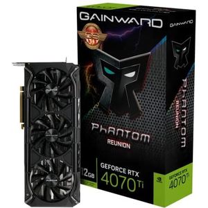 Gainward - GeForce RTX 4070 Ti Phantom Reunion GS - Videokaart - Zwart - 12 GB