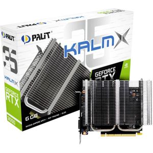 Palit RTX 3050 KalmX - Videokaart - 6GB GDDR6 - PCIe 4.0 x16 - 1x HDMI, 1x DVI, 1x DisplayPort