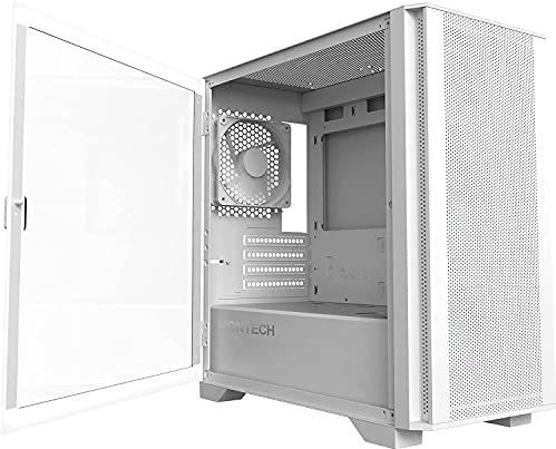 Montech - Air 100 LITE - PC-behuizing - Wit - mATX, Mini-ITX