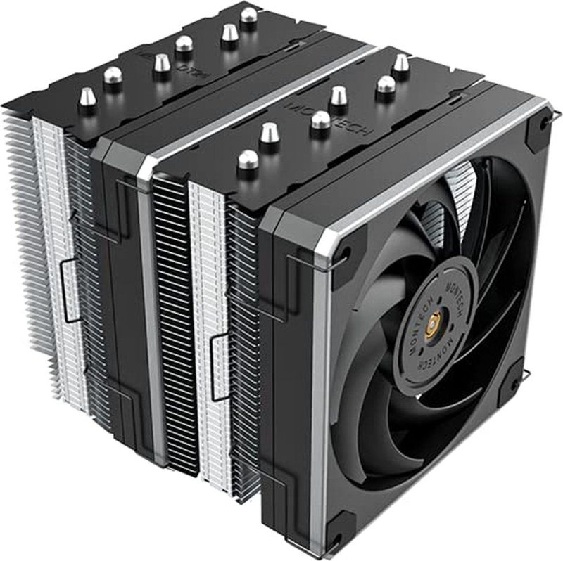 Montech - DT24 - CPU-koeler - Zwart - Metalen - 2x120mm