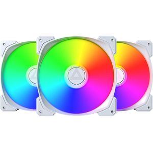 Montech - HP140 ARGB PWM - Ventilator - Wit - 3x 140 mm