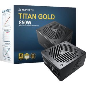 Montech - Titan 850W - ATX-3.0 Voeding - 80 PLUS Gold - Modulaire Kabelbeheer