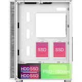 Montech - X3 Glass - PC Behuizing - Zwart - ATX - Gehard Glas