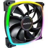Montech - AX140 PWM ARGB - Ventilatorhuis - Zwart - 140mm
