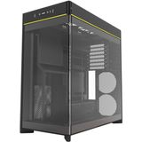 Montech - HS02 - PC Behuizing - Zwart - Gehard Glas - Voor ATX Moederborden