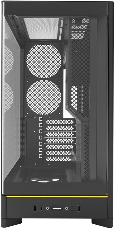 Montech - HS02 - PC Behuizing - Zwart - Gehard Glas - Voor ATX Moederborden