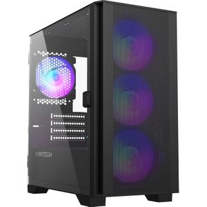 Montech Air 100 ARGB - Black - Geh�use - Minitower - Schwarz