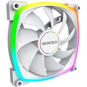 Montech - AX140 - Case Fan - Zwart - PWM - 24 LED's