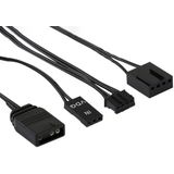 Aerocool - Astro 12 Pro Bundle - 3 x ARGB-fans 120 mm - RGB-hub - Afstandsbediening