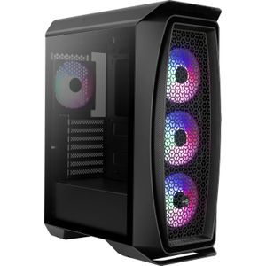 AeroCool - Aero One - PC Behuizing - Zwart - Midi-Toren