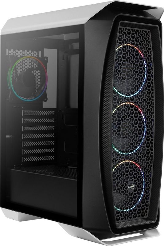 AeroCool - Aero One Eclipse - PC-behuizing - Wit - Gehard Glas