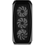 PC Behuizing - Roosterdesign - Zwart - Gehard Glas