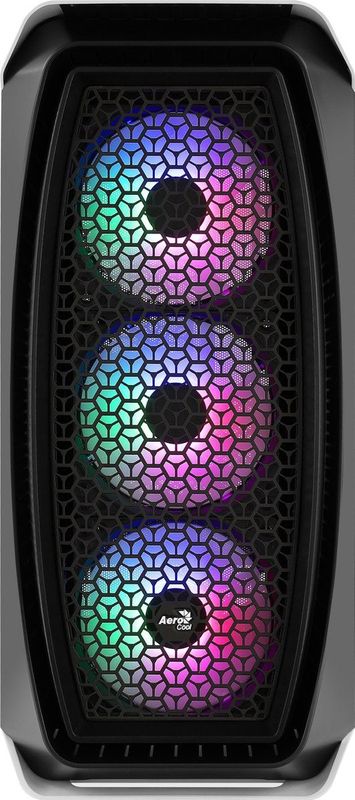 PC Behuizing - Roosterdesign - Zwart - Gehard Glas