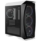AeroCool - Aero One Mini - PC-Behuizing - Wit - Mini-Toren - Gehard Glas