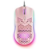 Mars Gaming - Mmax RGB - Gaming Muis - Roze - Bedraad - 12.400 DPI