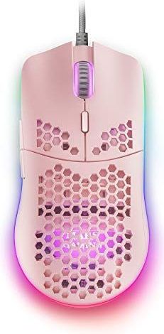 Mars Gaming - Mmax RGB - Gaming Muis - Roze - Bedraad - 12.400 DPI