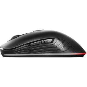 Mars Gaming MMW2, Draadloze Gaming Mouse, RGBFlow, 3200DPI, Soft-Touch, Zwart
