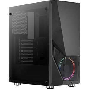 ATX Semi-toren doos Mars Gaming ZAURONBK LED RGB