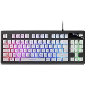 Mars Gaming MKAXWPT toetsenbord Gamen USB Portugees Zwart, Wit