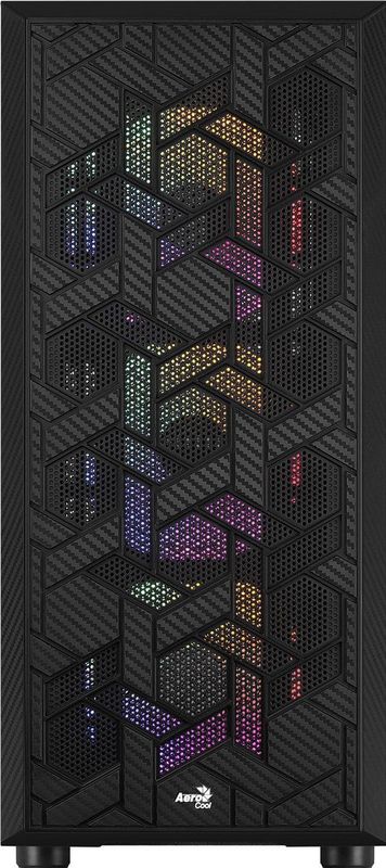 HIVE - Halve Tower - Zwart - Gehard Glas - ATX Ondersteuning